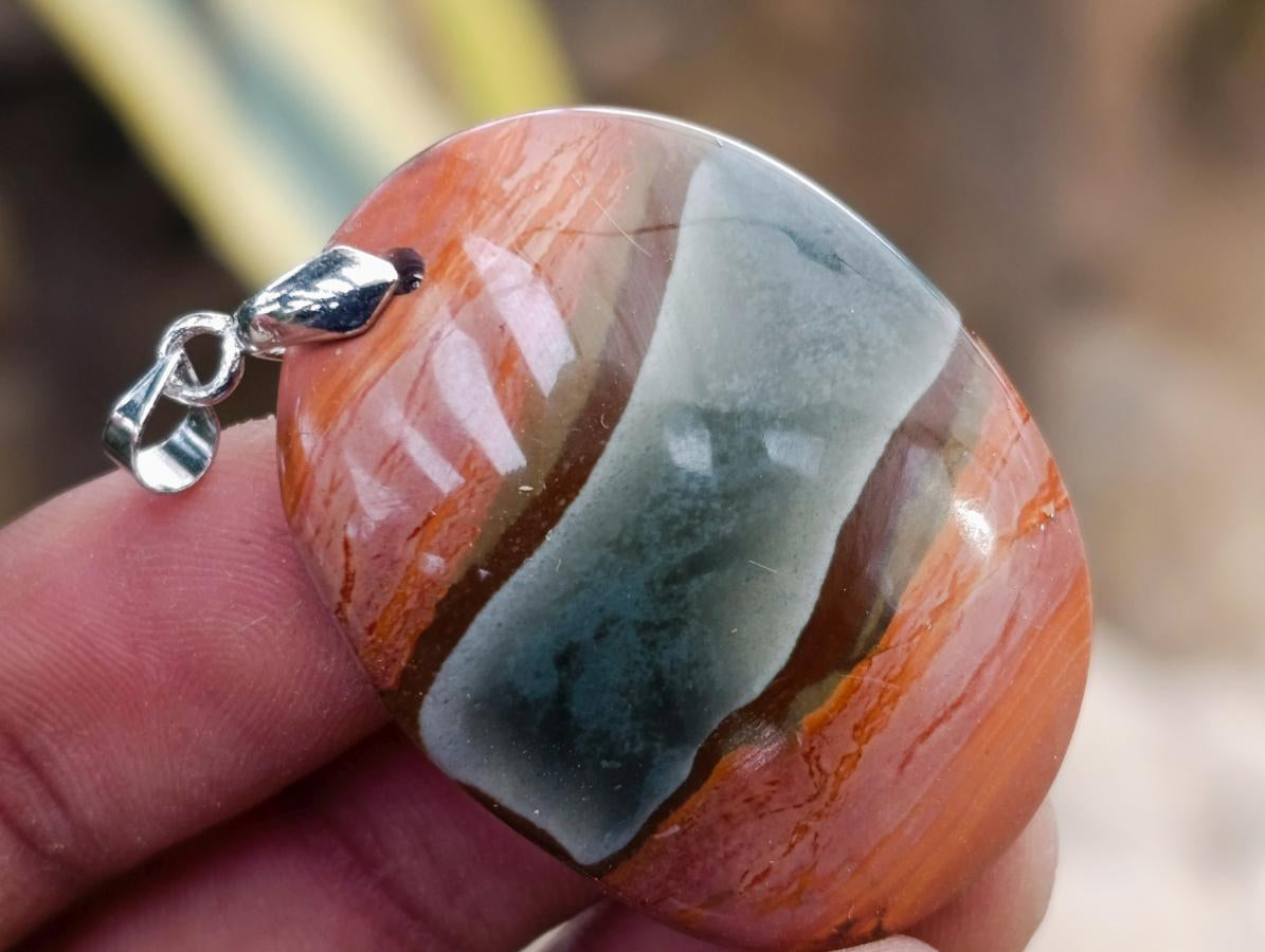 Polished Mixed Mineral Pendants x 20 From Madagascar - Toprock Gemstones and Minerals 