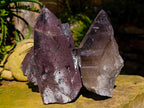 Natural Large Smokey Quartz Crystals x 2 From Mulanje, Malawi - Toprock Gemstones and Minerals 