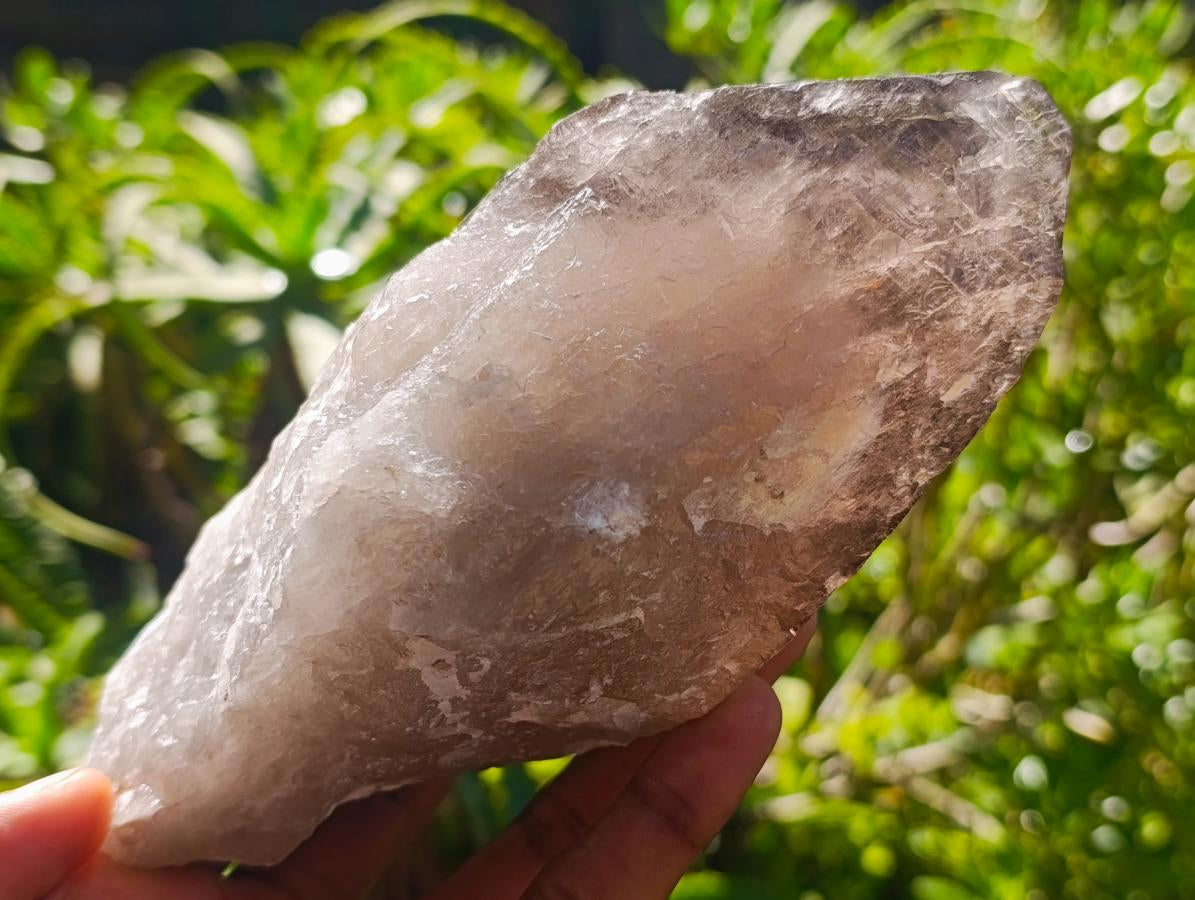 Natural Large Smokey Quartz Crystals x 2 From Mulanje, Malawi - Toprock Gemstones and Minerals 