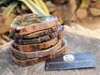 Polished Dadoxylon Petrified Wood Slices x 6 From Gokwe, Zimbabwe - Toprock Gemstones and Minerals 