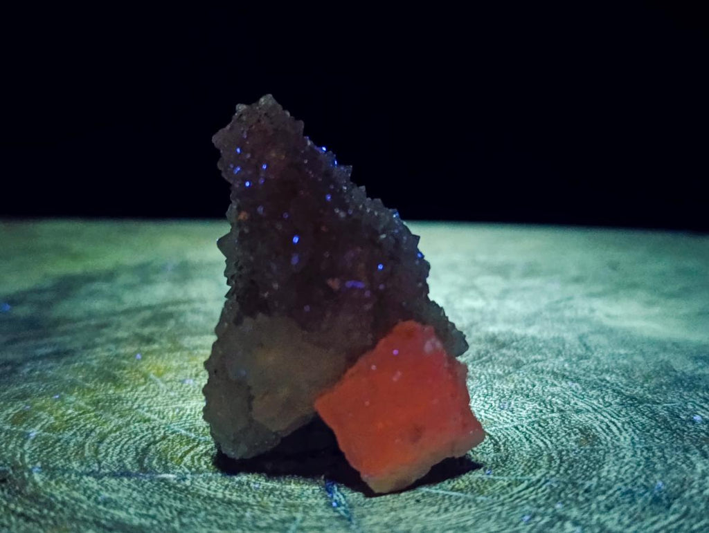 Natural Drusy Snow Finger Crystals x 35 From Albert's Mountain, Lesotho - Toprock Gemstones and Minerals 
