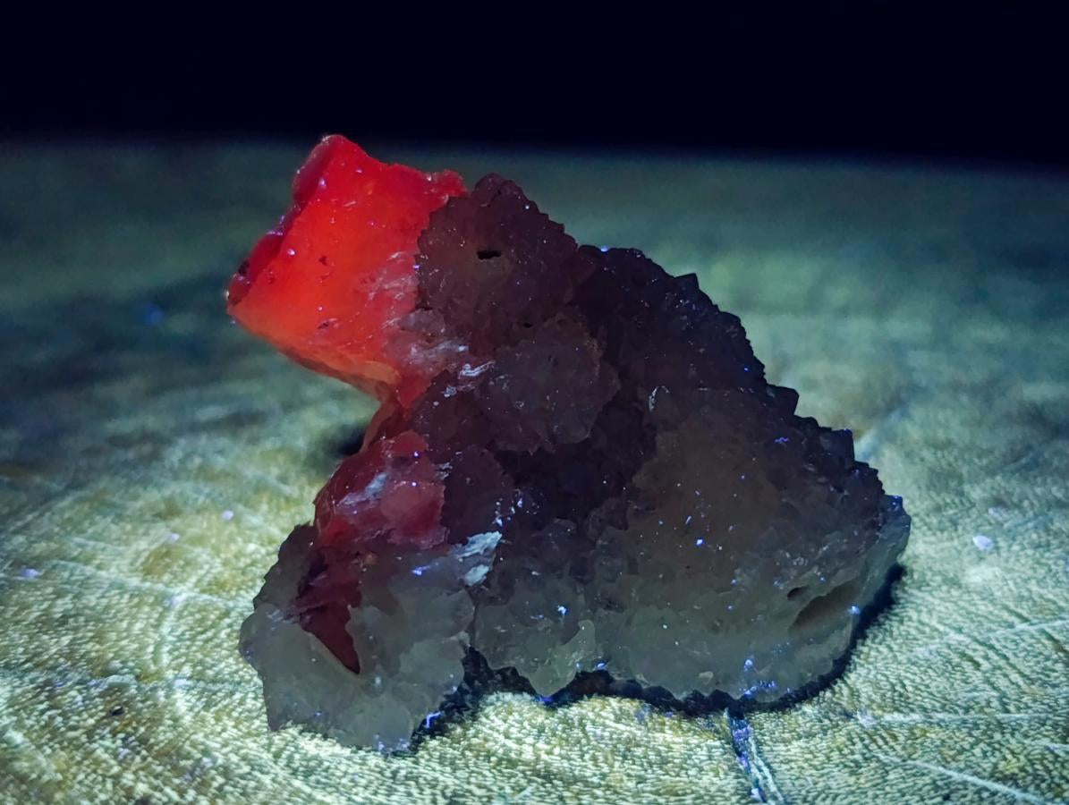 Natural Drusy Snow Finger Crystals x 35 From Albert's Mountain, Lesotho - Toprock Gemstones and Minerals 