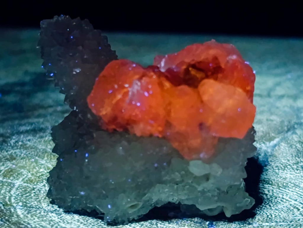 Natural Drusy Snow Finger Crystals x 35 From Albert's Mountain, Lesotho - Toprock Gemstones and Minerals 