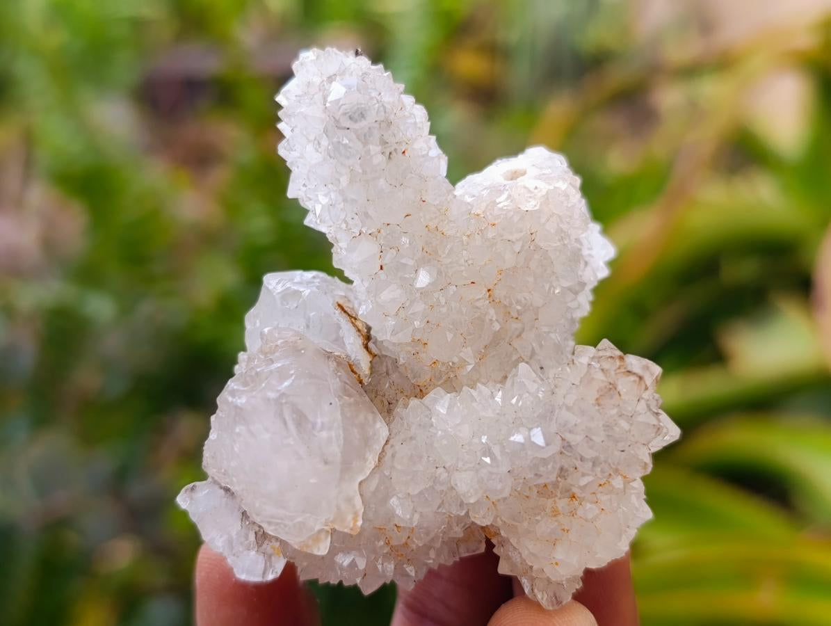 Natural Drusy Snow Finger Crystals x 35 From Albert's Mountain, Lesotho - Toprock Gemstones and Minerals 