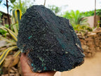 Natural Large Libethenite Crystals on Dolomite Matrix Specimen x 1 From Shituru, Congo - Toprock Gemstones and Minerals 