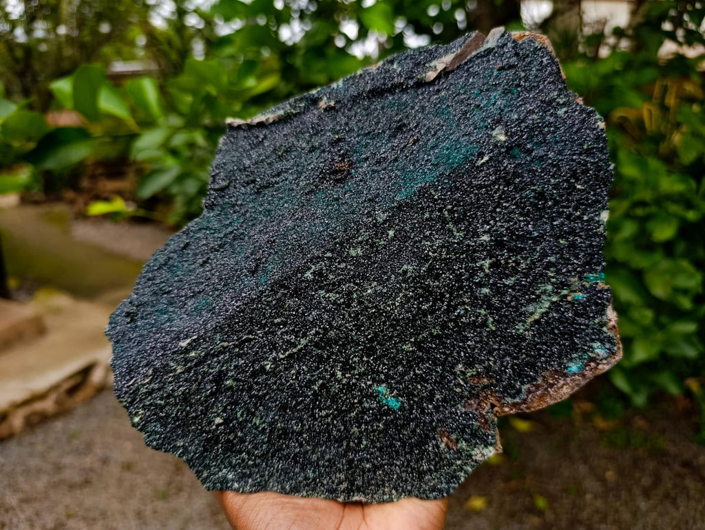 Natural Large Libethenite Crystals on Dolomite Matrix Specimen x 1 From Shituru, Congo - Toprock Gemstones and Minerals 
