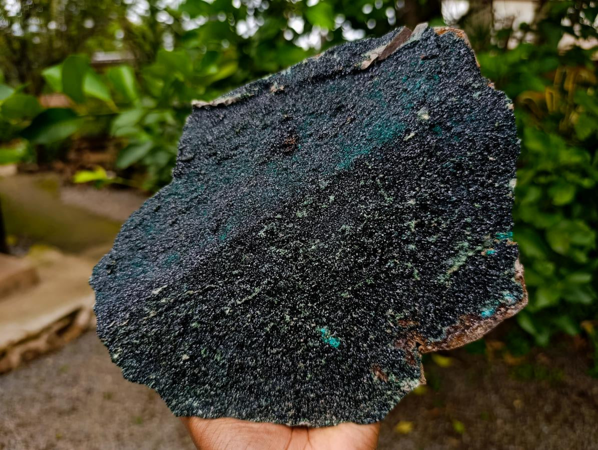 Natural Large Libethenite Crystals on Dolomite Matrix Specimen x 1 From Shituru, Congo - Toprock Gemstones and Minerals 