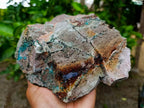 Natural Large Libethenite Crystals on Dolomite Matrix Specimen x 1 From Shituru, Congo - Toprock Gemstones and Minerals 