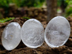 Polished Clear Quartz Crystal Galets x 24 From Madagascar - Toprock Gemstones and Minerals 
