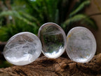 Polished Clear Quartz Crystal Galets x 24 From Madagascar - Toprock Gemstones and Minerals 