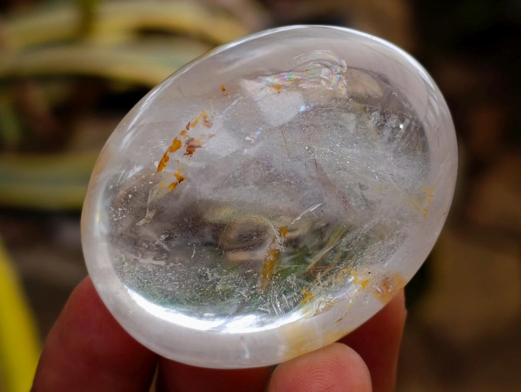 Polished Clear Quartz Crystal Galets x 24 From Madagascar - Toprock Gemstones and Minerals 