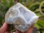 Natural Blue Lace Agate Geode Specimens x 12 From Nsanje, Malawi - Toprock Gemstones and Minerals 