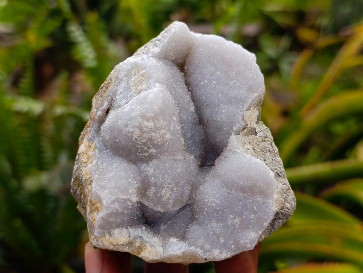 Natural Blue Lace Agate Geode Specimens x 12 From Nsanje, Malawi - Toprock Gemstones and Minerals 