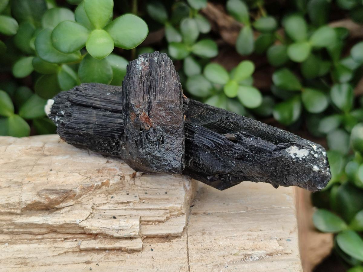 Natural Schorl Black Tourmaline Specimens x 6 From Erongo, Namibia - Toprock Gemstones and Minerals 