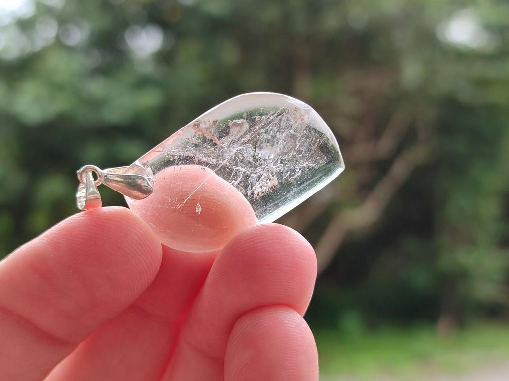 Polished Rock Crystal Pendants x 12 From Amoron’i Mania, Madagascar - Toprock Gemstones and Minerals 