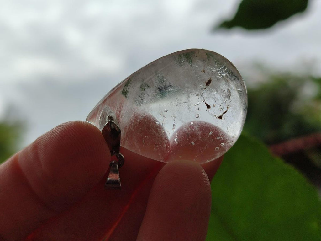 Polished Rock Crystal Pendants x 12 From Amoron’i Mania, Madagascar - Toprock Gemstones and Minerals 