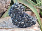 Natural Schorl Black Tourmaline with Feldspar Specimens x 2 From Erongo, Namibia - Toprock Gemstones and Minerals 