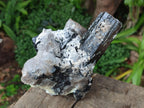 Natural Schorl Black Tourmaline with Associated Minerals x 2 From Erongo, Namibia - Toprock Gemstones and Minerals 