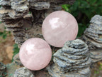 Polished Gemmy Star Rose Quartz Spheres x 7 From Madagascar - Toprock Gemstones and Minerals 