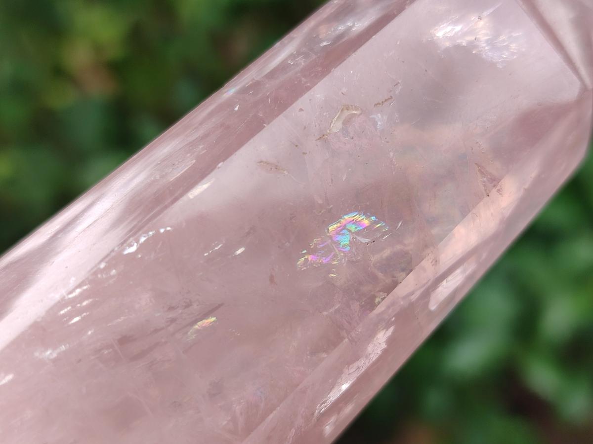 Polished Double Terminated Gemmy Rose Quartz Crystals x 6 From Madagascar - Toprock Gemstones and Minerals 