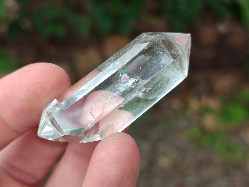 Polished Clear Quartz Crystal Double Terminated x 24 From Madagascar - Toprock Gemstones and Minerals 