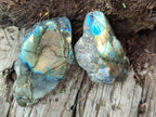 Polished One Side Labradorite Pieces x 24 From Madagascar - Toprock Gemstones and Minerals 