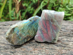 Polished One Side Labradorite Pieces x 24 From Madagascar - Toprock Gemstones and Minerals 