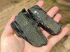 Natural Schorl Black Tourmaline Specimens x 6 From Erongo, Namibia - Toprock Gemstones and Minerals 