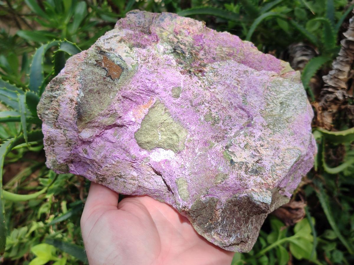 Natural XL Stichtite Cobbed Specimen x 1 From Barberton, South Africa - Toprock Gemstones and Minerals 