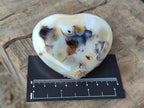 Polished Banded Agate Hearts x 6 From Madagascar - Toprock Gemstones and Minerals 