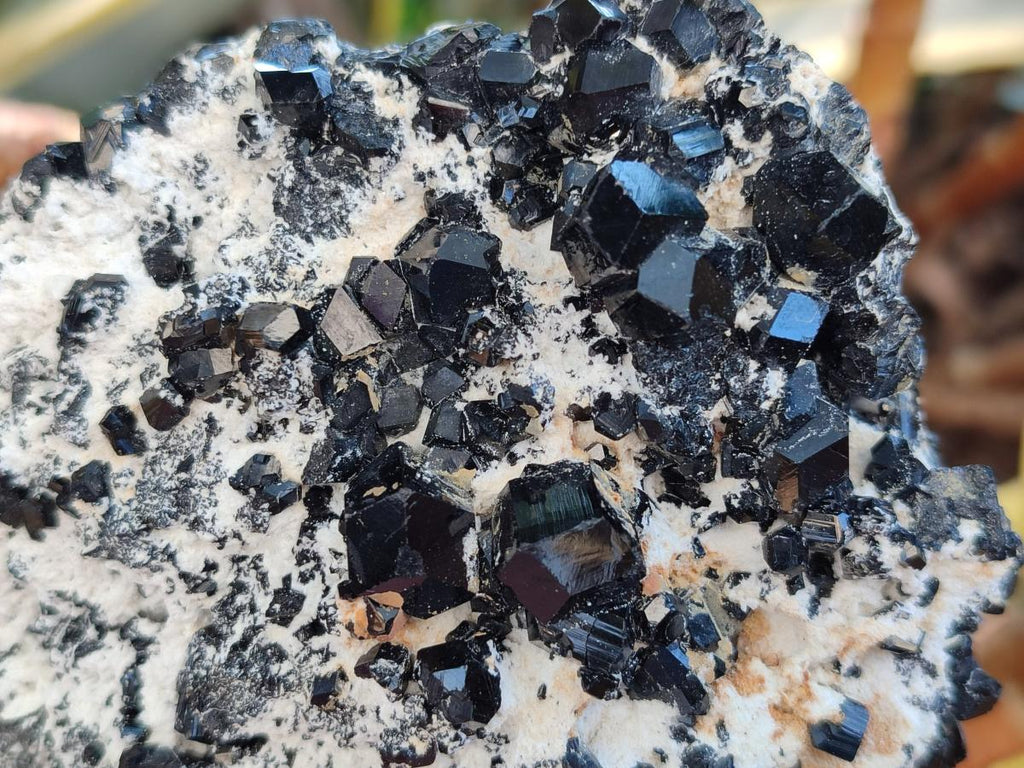 Natural Schorl Black Tourmaline Specimens x 2 From Erongo, Namibia - Toprock Gemstones and Minerals 