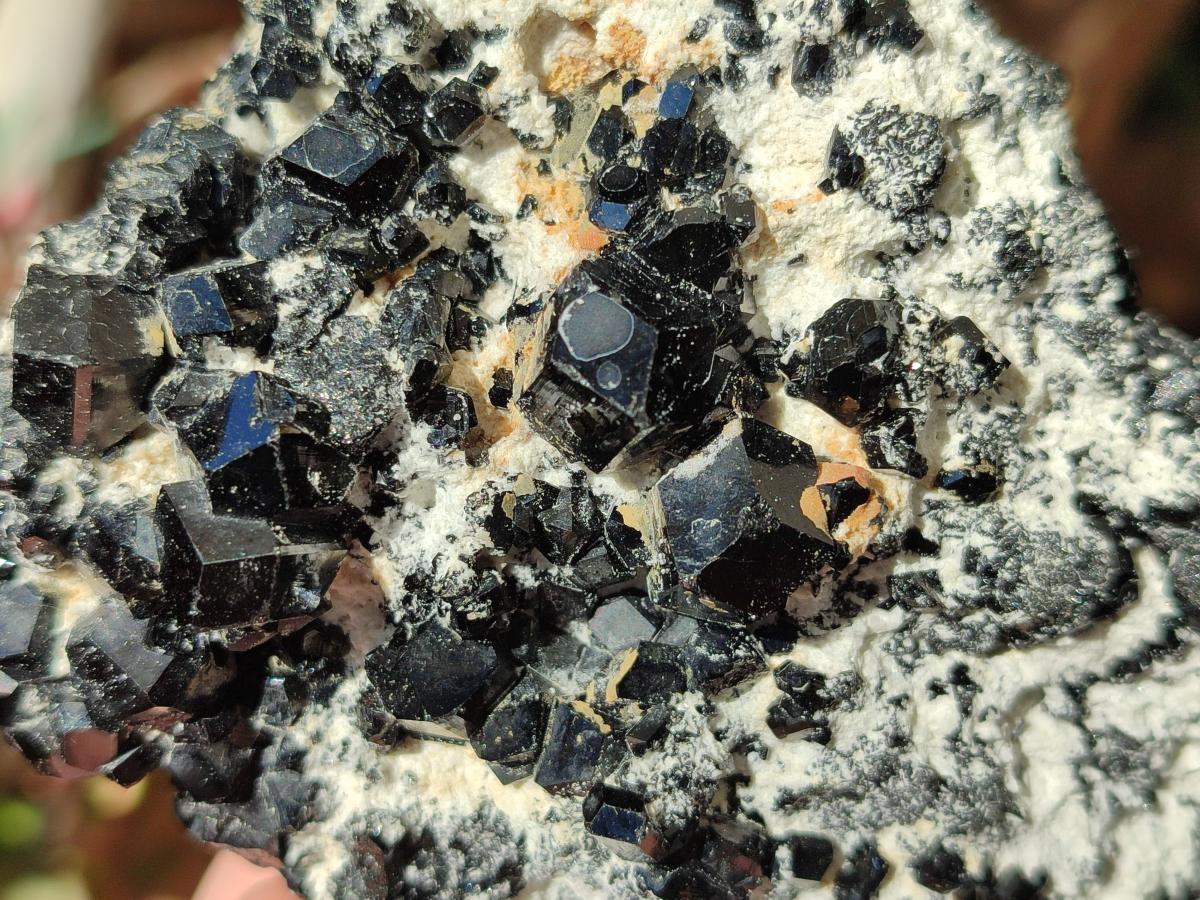 Natural Schorl Black Tourmaline Specimens x 2 From Erongo, Namibia - Toprock Gemstones and Minerals 