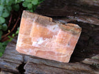 Natural Rhombohedral Sunset Orange Calcite Specimens x 6 From Spitzkop, Namibia - Toprock Gemstones and Minerals 
