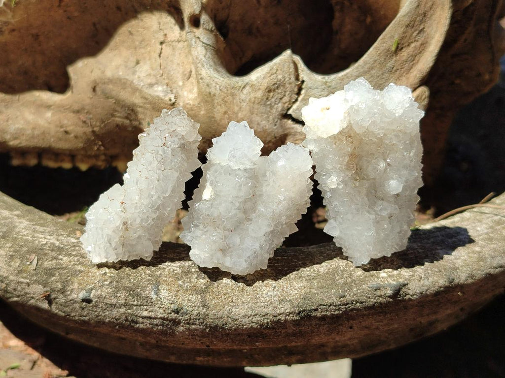 Natural Drusy Snow Finger Crystals x 70 From Albert's Mountain, Lesotho - Toprock Gemstones and Minerals 