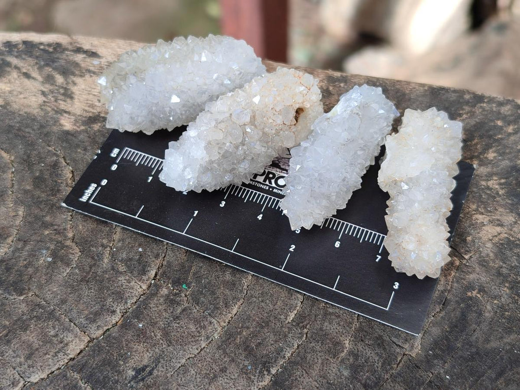 Natural Drusy Snow Finger Crystals x 70 From Albert's Mountain, Lesotho - Toprock Gemstones and Minerals 