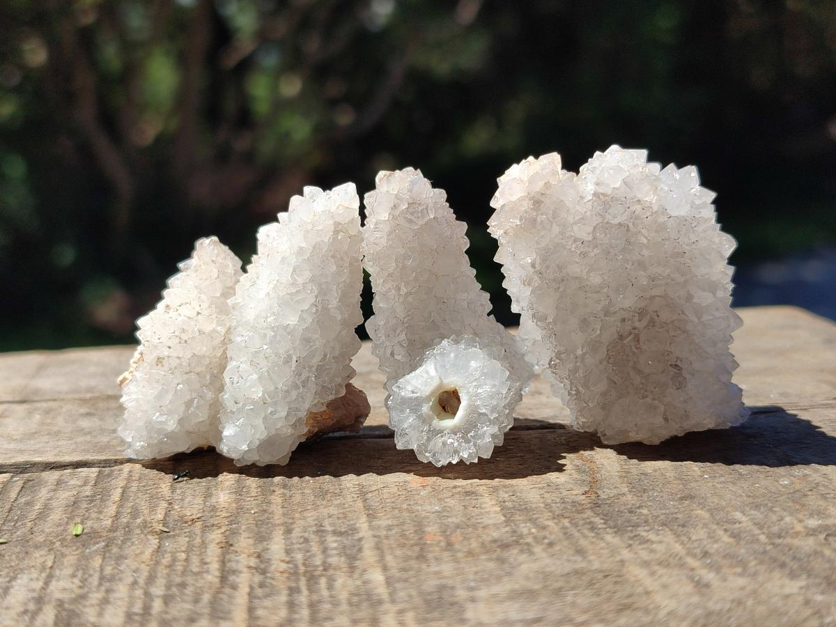 Natural Drusy Snow Finger Crystals x 70 From Albert's Mountain, Lesotho - Toprock Gemstones and Minerals 