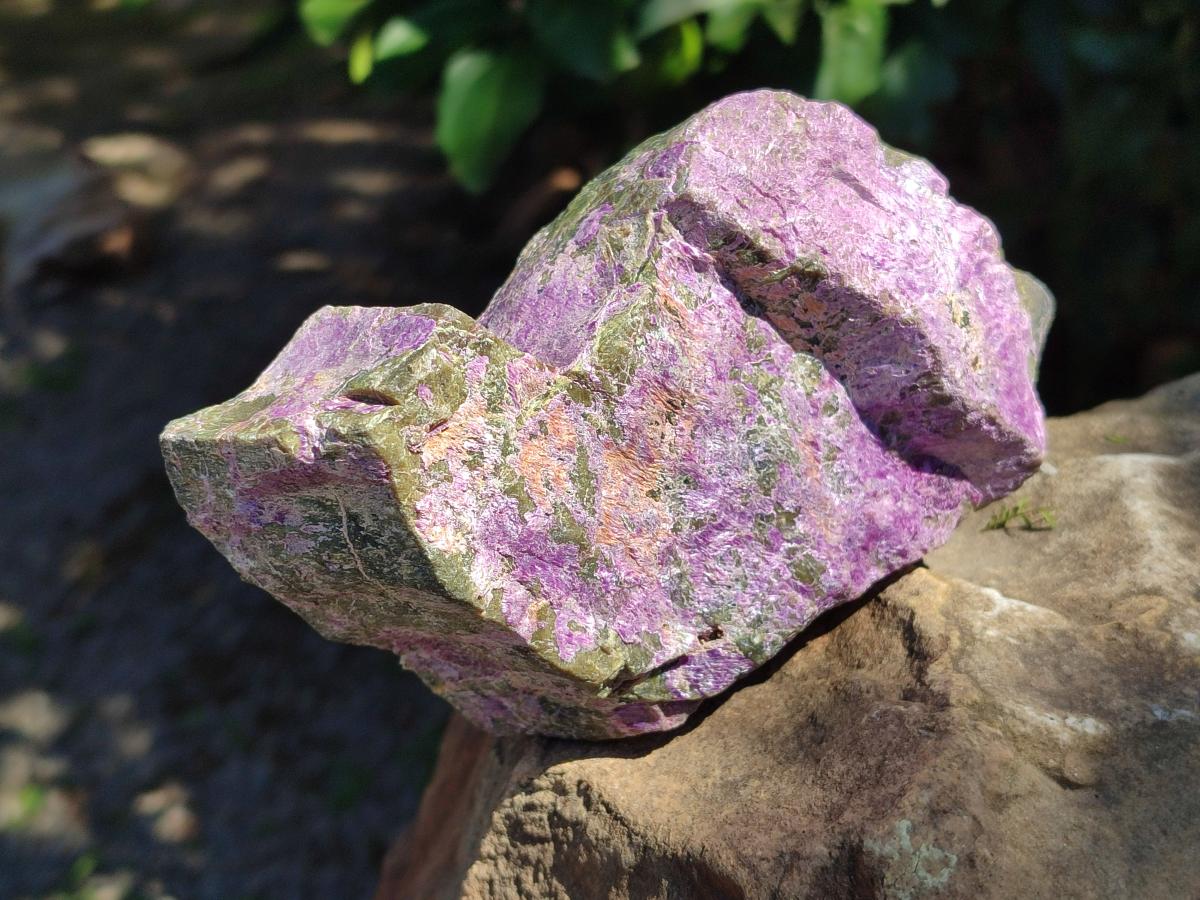 Natural Stichtite Cobbed Specimens x 3 From Barberton, South Africa - Toprock Gemstones and Minerals 