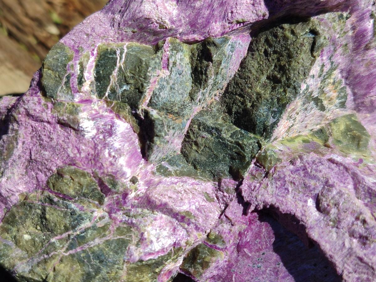 Natural Stichtite Cobbed Specimens x 3 From Barberton, South Africa - Toprock Gemstones and Minerals 
