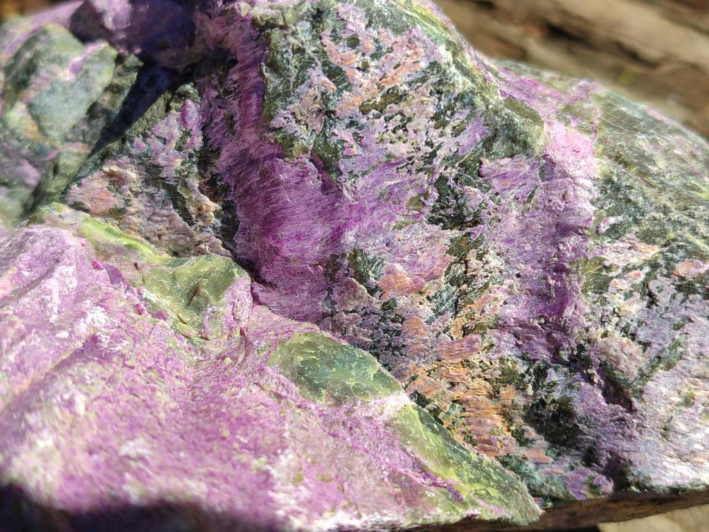 Natural Stichtite Cobbed Specimens x 3 From Barberton, South Africa - Toprock Gemstones and Minerals 