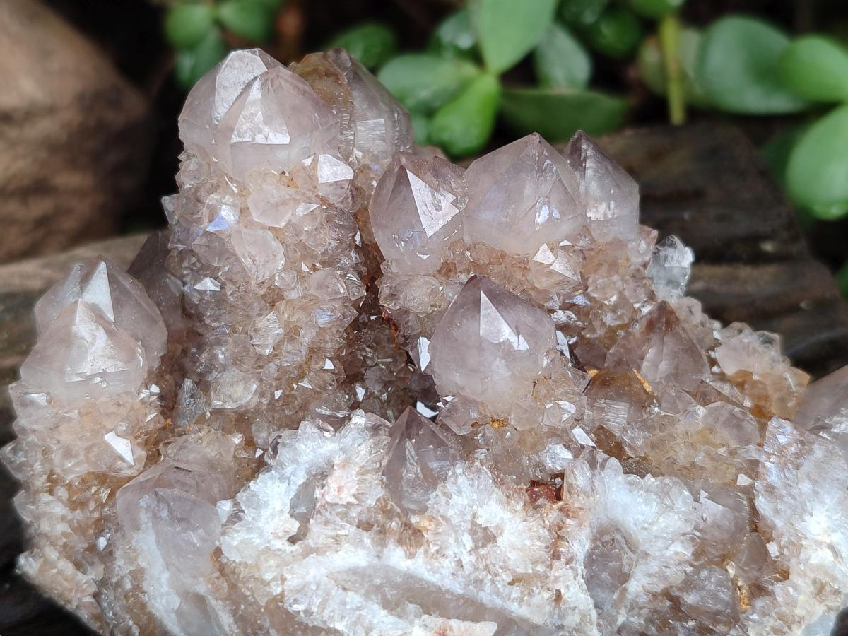 Natural Smokey Ametrine Spirit Clusters x 3 From Boekenhouthoek, South Africa - Toprock Gemstones and Minerals 
