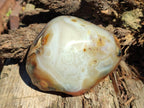 Polished One Side Agate Nodules x 6 From Madagascar - Toprock Gemstones and Minerals 