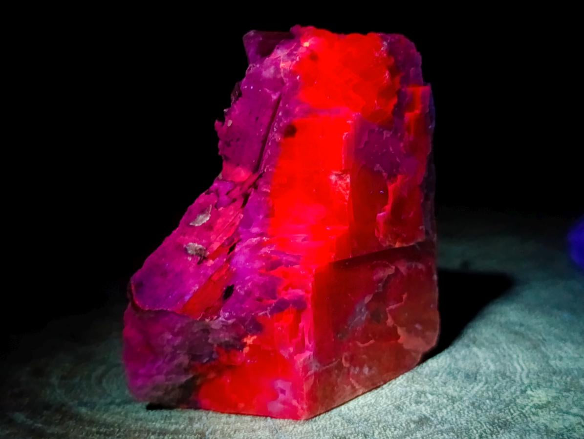 Natural Rhombohedral Sunset Orange Calcite Specimens x 12 From Spitzkop, Namibia - Toprock Gemstones and Minerals 