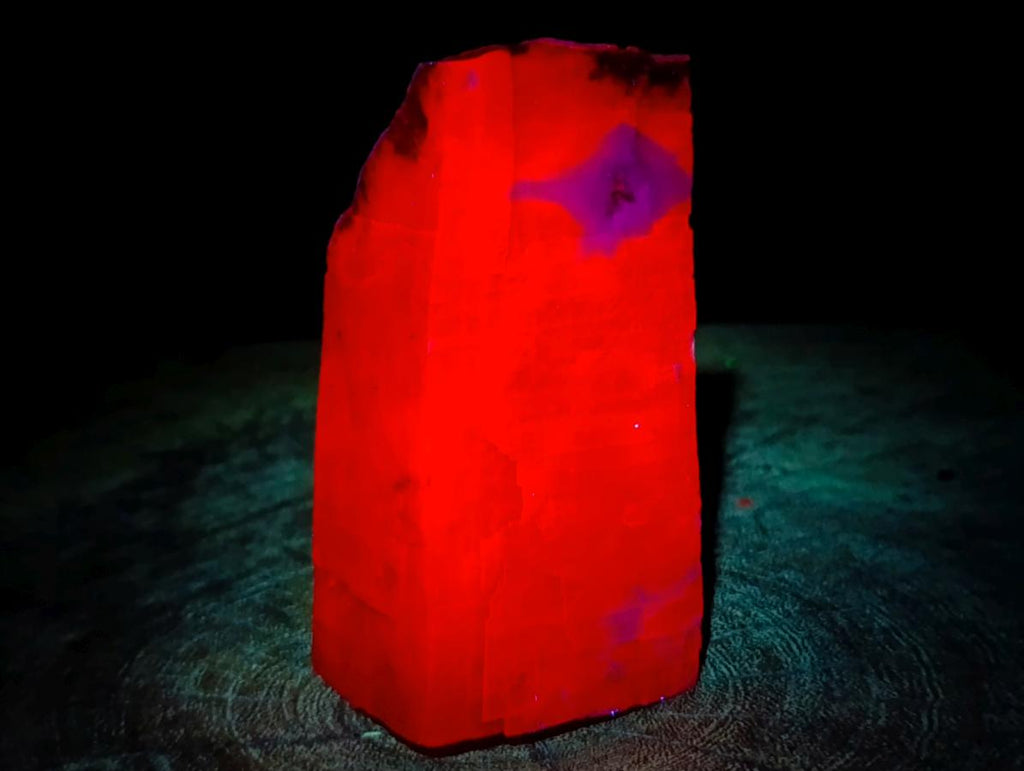 Natural Rhombohedral Sunset Orange Calcite Specimens x 12 From Spitzkop, Namibia - Toprock Gemstones and Minerals 