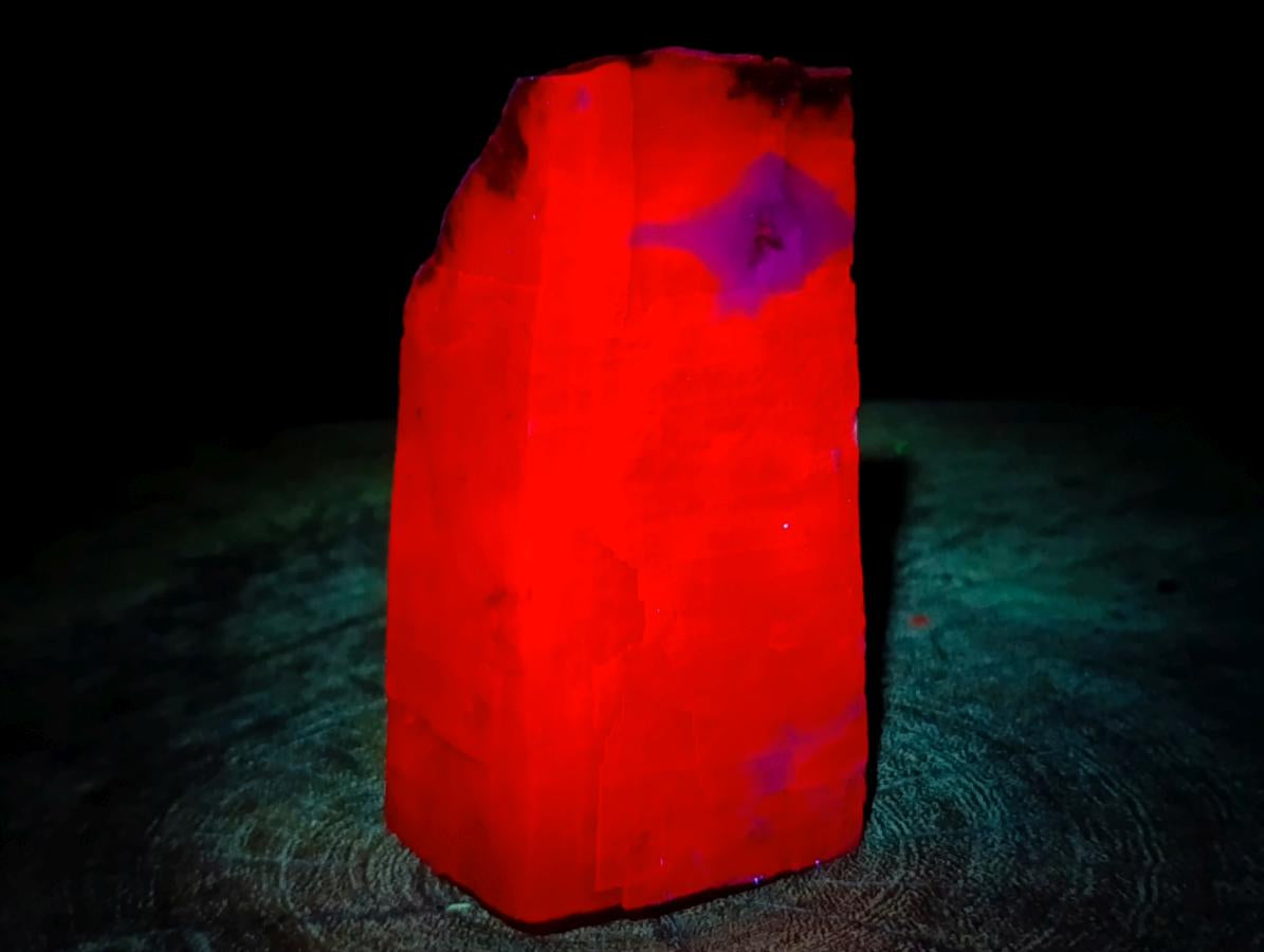 Natural Rhombohedral Sunset Orange Calcite Specimens x 12 From Spitzkop, Namibia - Toprock Gemstones and Minerals 