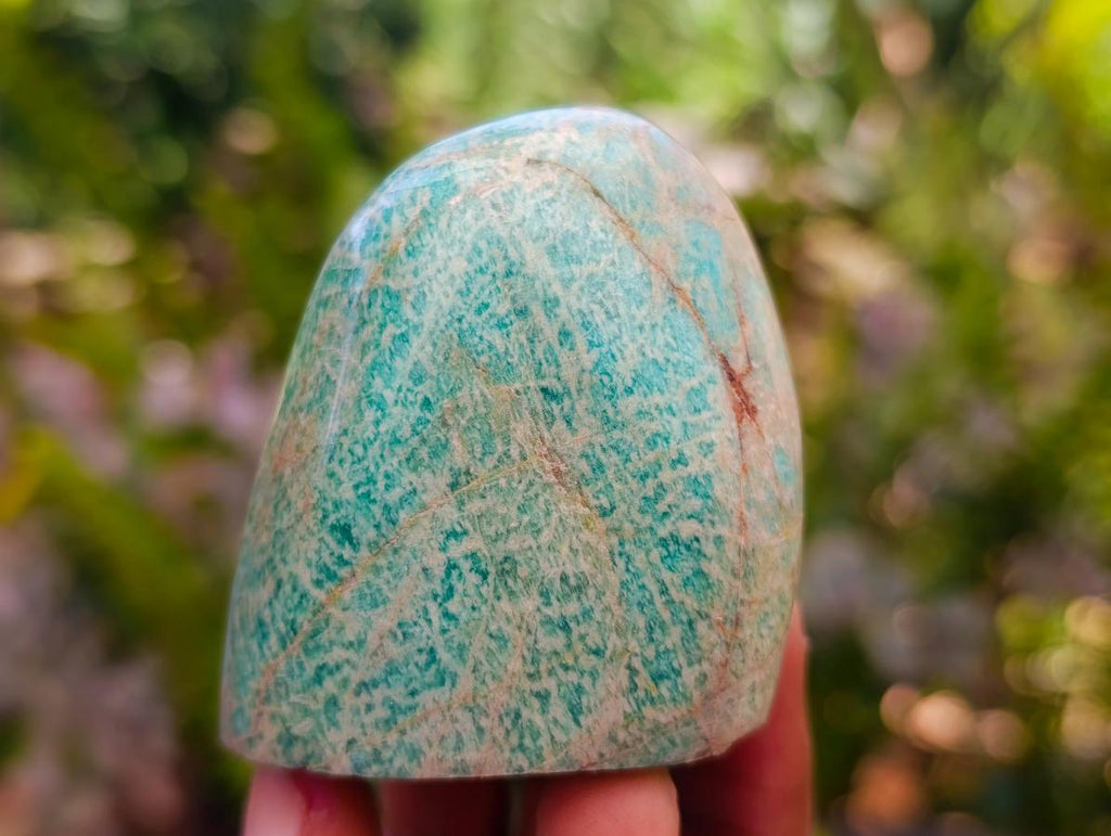 Polished Amazonite Standing Free Forms and Free Forms x 12 From Zimbabwe - Toprock Gemstones and Minerals 