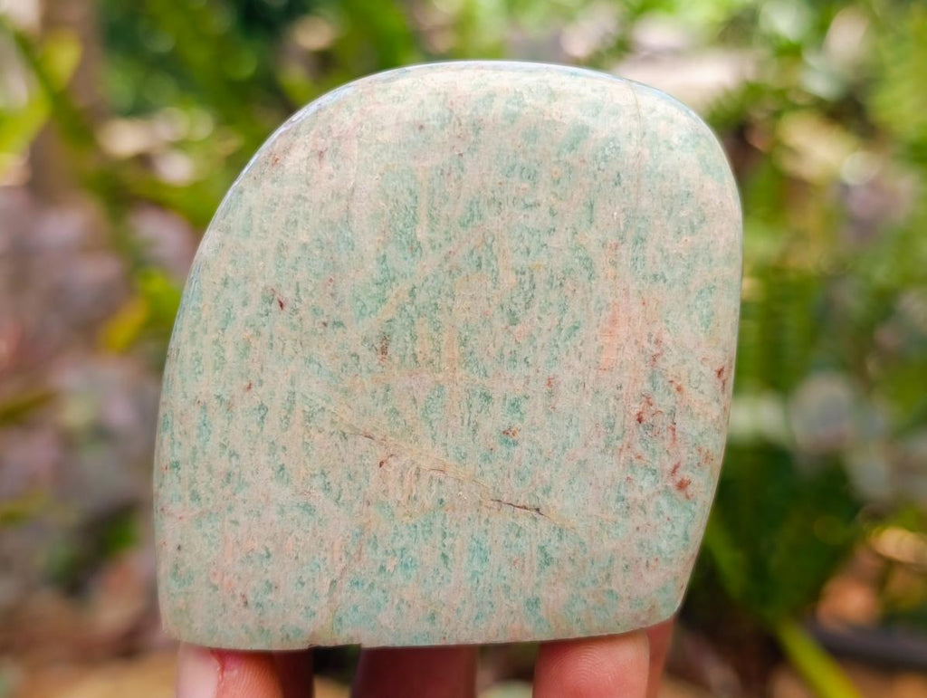 Polished Amazonite Standing Free Forms and Free Forms x 12 From Zimbabwe - Toprock Gemstones and Minerals 