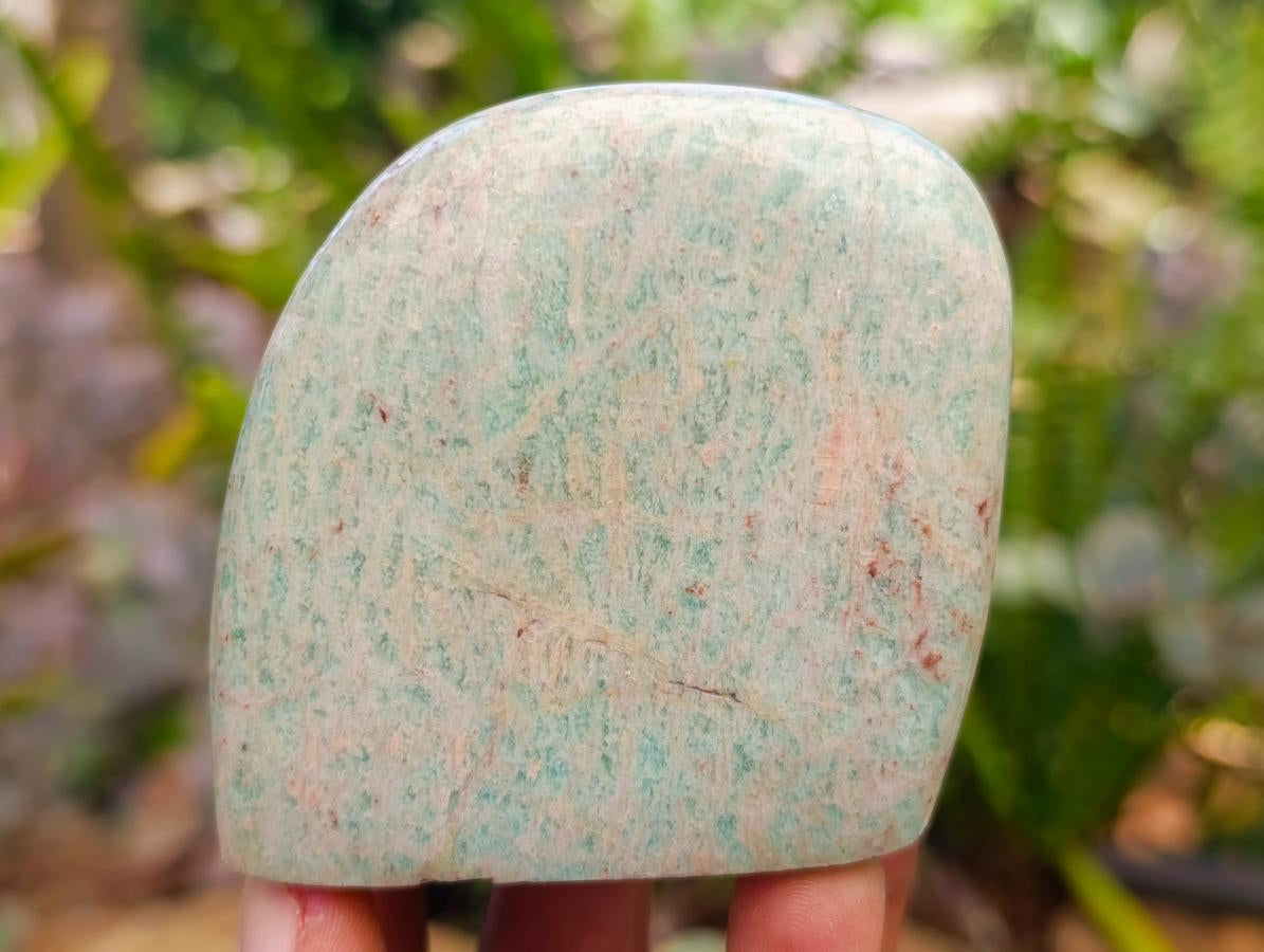 Polished Amazonite Standing Free Forms and Free Forms x 12 From Zimbabwe - Toprock Gemstones and Minerals 