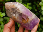 Polished Chevron Amethyst Crystals x 4 From Madagascar - Toprock Gemstones and Minerals 
