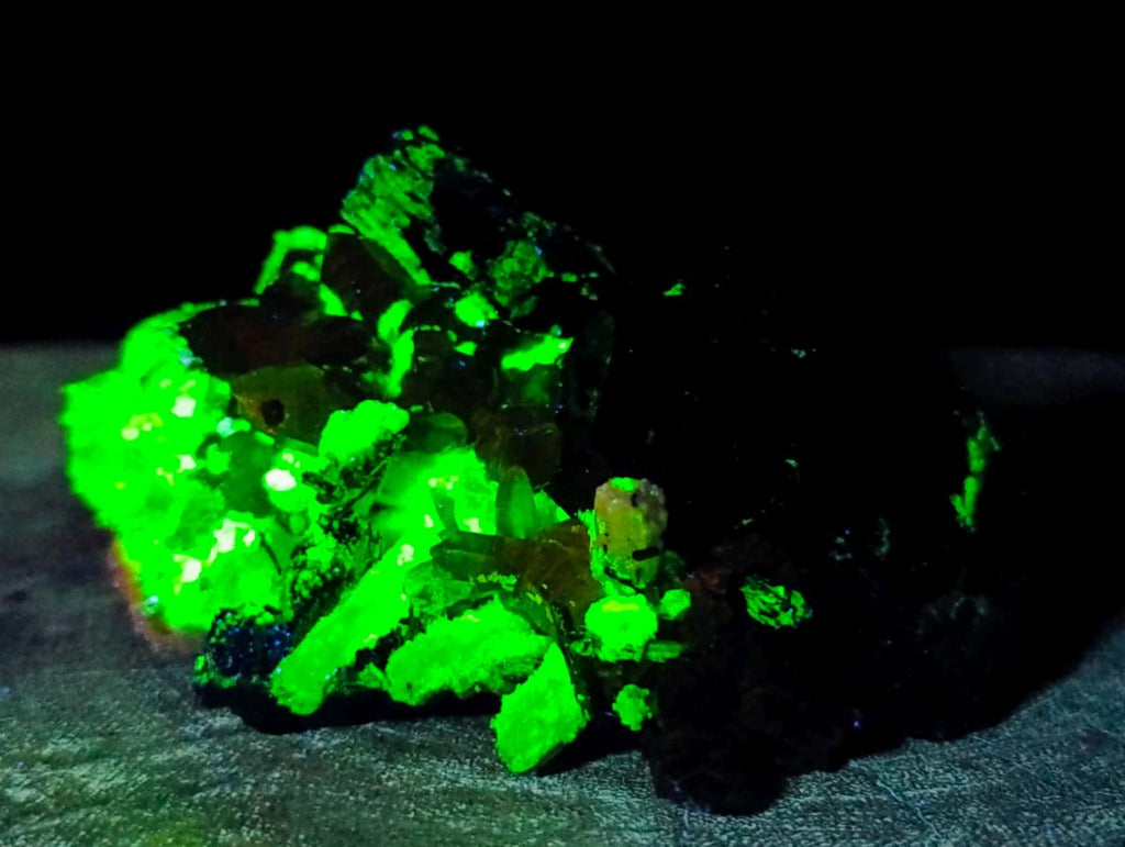 Natural Schorl Black Tourmaline Specimens with Associated Minerals x 6 From Erongo, Namibia - Toprock Gemstones and Minerals 