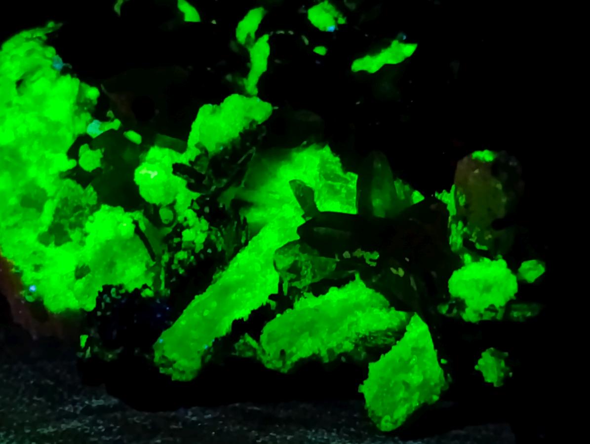 Natural Schorl Black Tourmaline Specimens with Associated Minerals x 6 From Erongo, Namibia - Toprock Gemstones and Minerals 